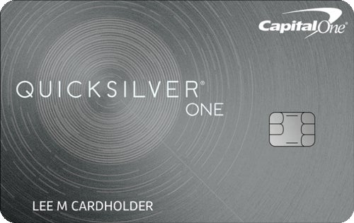 Capital One QuicksilverOne Cash Rewards Credit Card