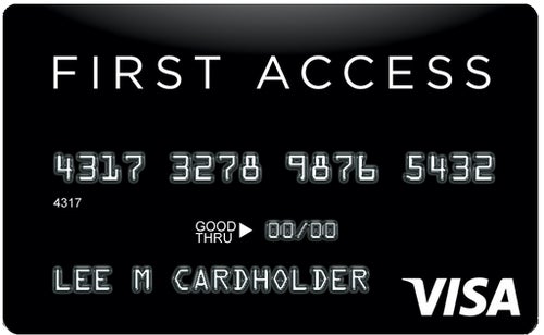 First Access Visa® Credit Card