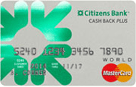 Citizens Bank Cash Back Plus World Mastercard review