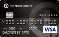 First National Bank Business Edition Visa card with Business Category Rewards from First National Bank review