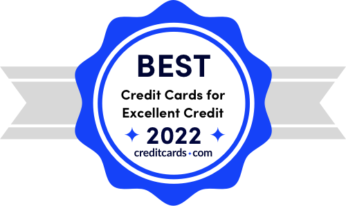 credit cards for excellent credit in 2022