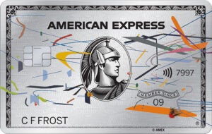 Amex Platinum personalized card