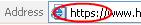 example of 'https' in address bar